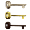 SPARE KEY FOR BONAITI LOCKS