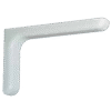 BRACKET W/PLASTIC COVER WHT