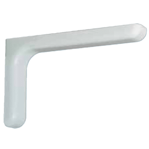 BRACKET W/PLASTIC COVER WHT
