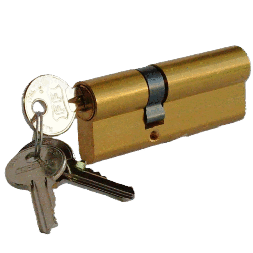 CYL 'EURO' OFF CENTRE BRASS