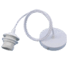 CEILING ROSE W/PENDANT E27 ECOLITES