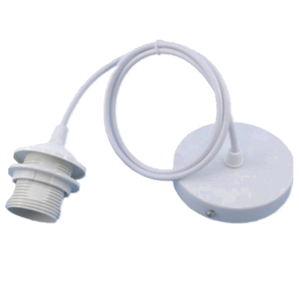 CEILING ROSE W/PENDANT E27 ECOLITES