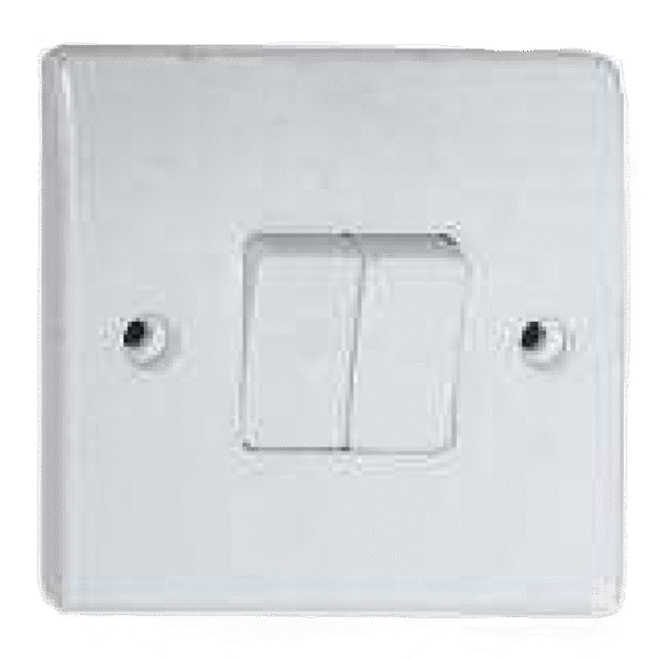 SWITCH WALL 2GANG/2WAY/10A X10PC