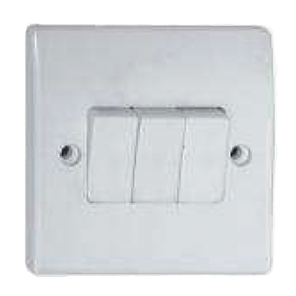 SWITCH WALL 3GANG/2WAY/10A X 10PC