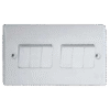 SWITCH WALL 6GANG/2WAY/10A X 5PC