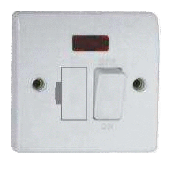 SWITCH WALL DIPOLEW/13A FUSE (W/H) X 10P