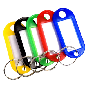 KEY TAGS PLASTIC W/RING X200