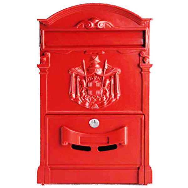 LETTER BOX CAST ALUM ROYAL