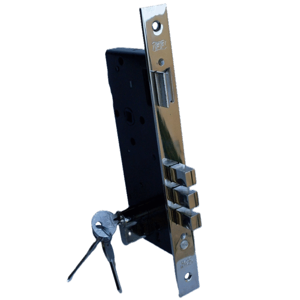 LOCK MORTICE SECURITY FF CHROME