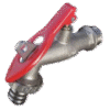 BIBCOCK 1/4 T.W/HASP . 3032