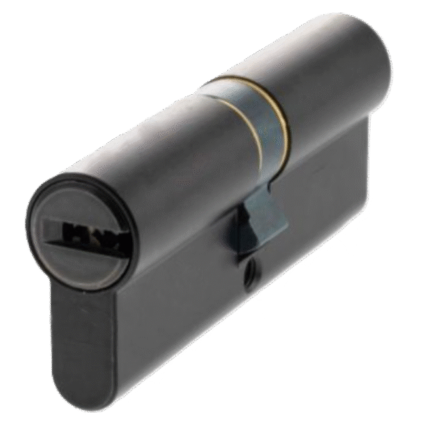 CYL.REVERS KEY W/5KEY /63MM BLACK