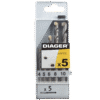 SET DRILL MASONRY STD DIAGER 5PC