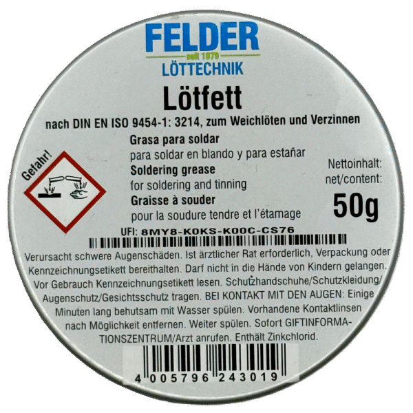 SOLDER PASTE TIN X GR. 50