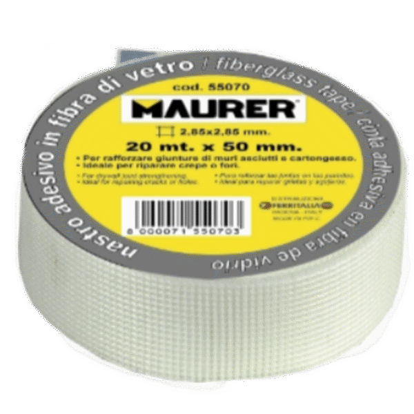 TAPE GYPSUM FIBRE GLASS 50MM MAURER