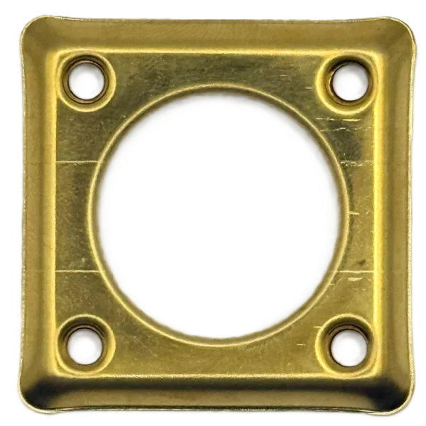 CYLINDER SQUARE ROSE F/P61 BRASS